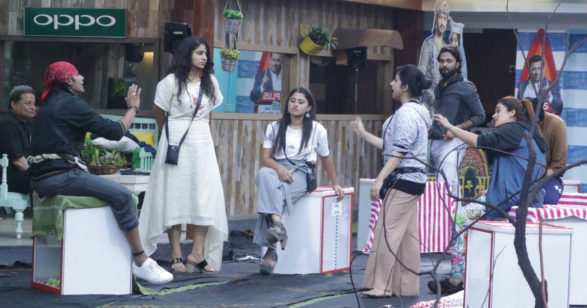Bigg Boss contestants during the captaincy task